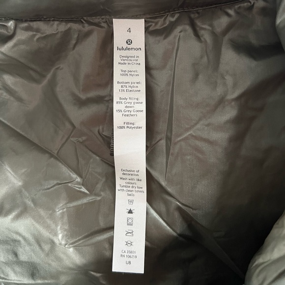 Lululemon navigation stretch down jacket - Picture 5 of 6